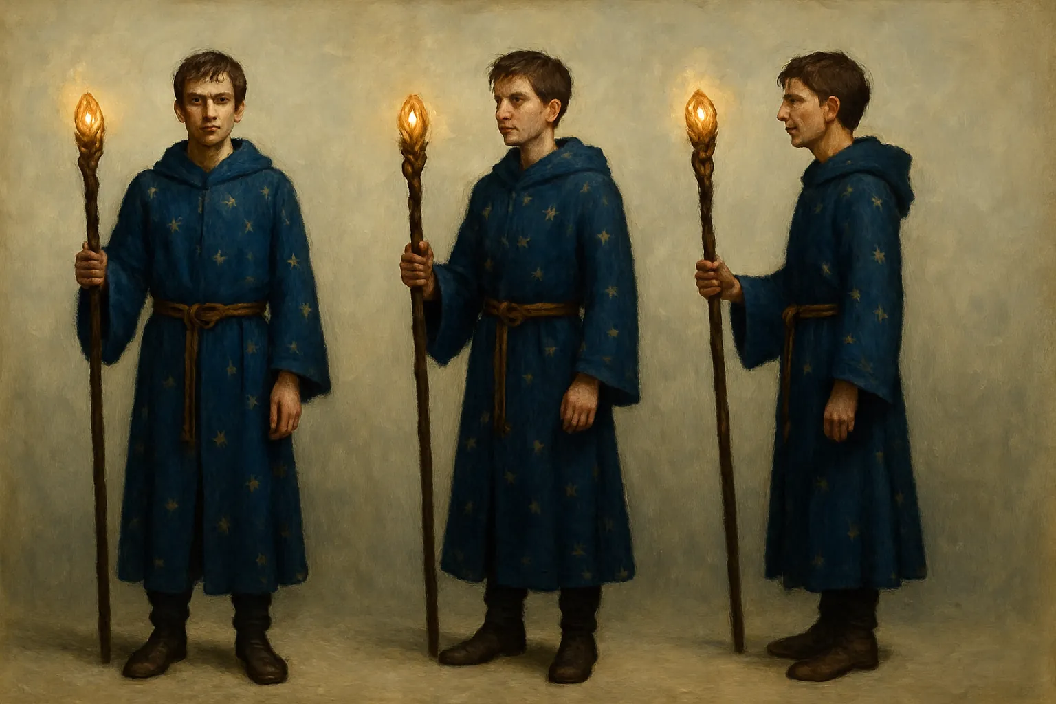 Model sheet for Léo
