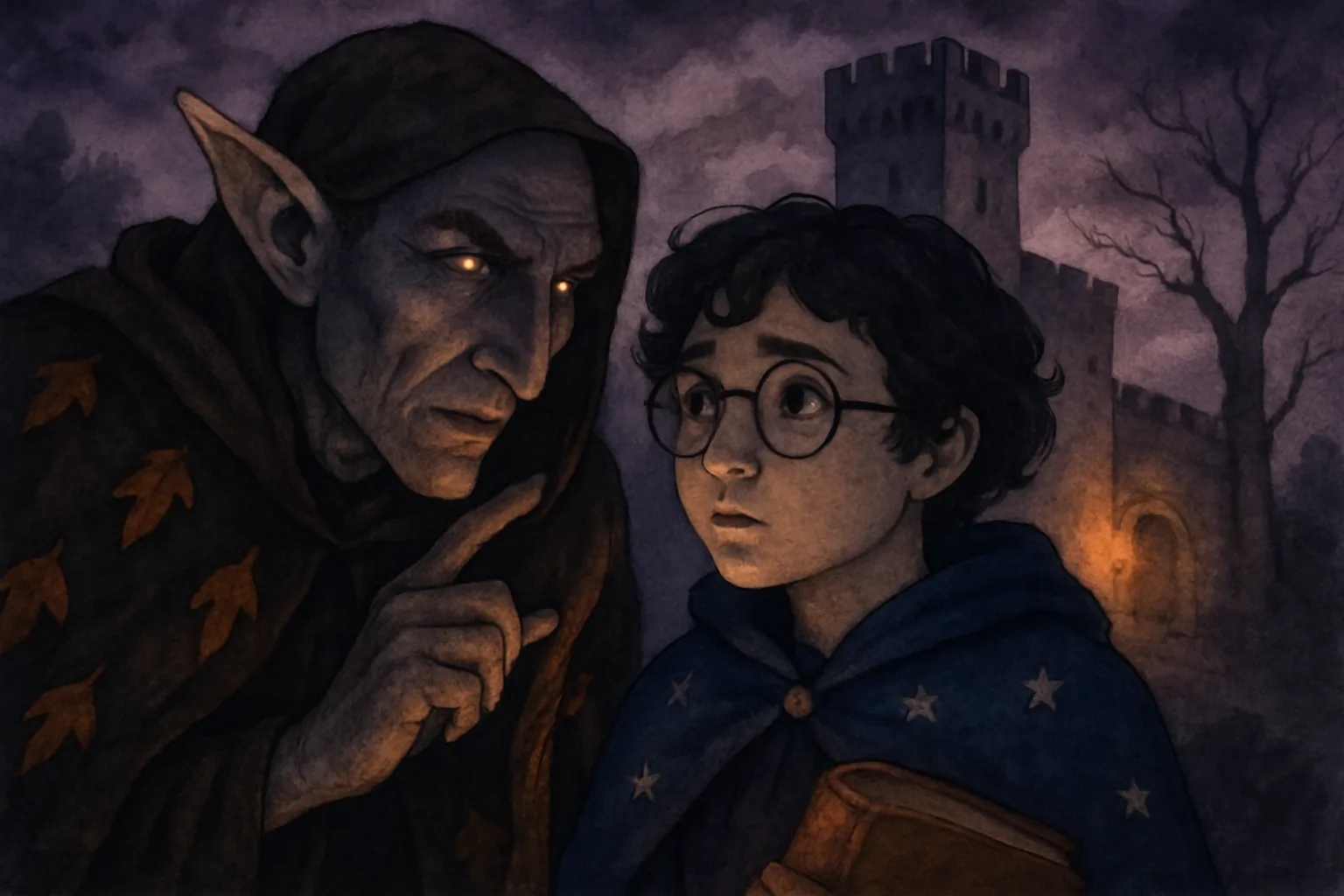 Thorn cryptically warns Mira of deeper enchantments entwining the castle, urging careful allegiance.