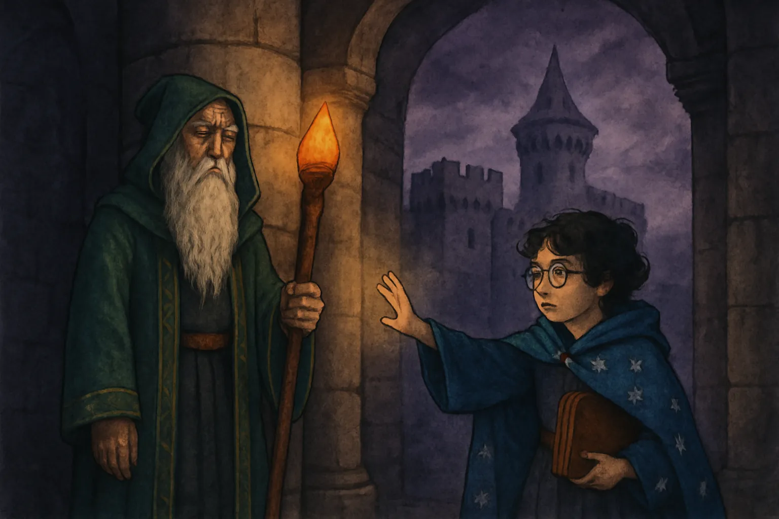 Mira returns to Eldon's side to find the senior wizard's senses locked in an arcane struggle, the source still unknown.