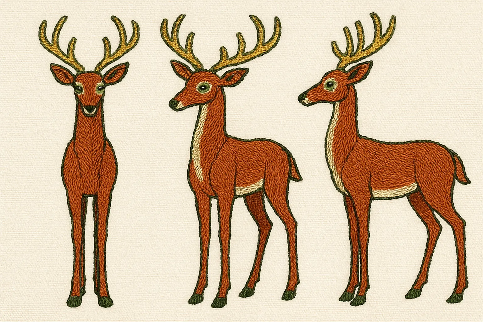 Model sheet for シカ