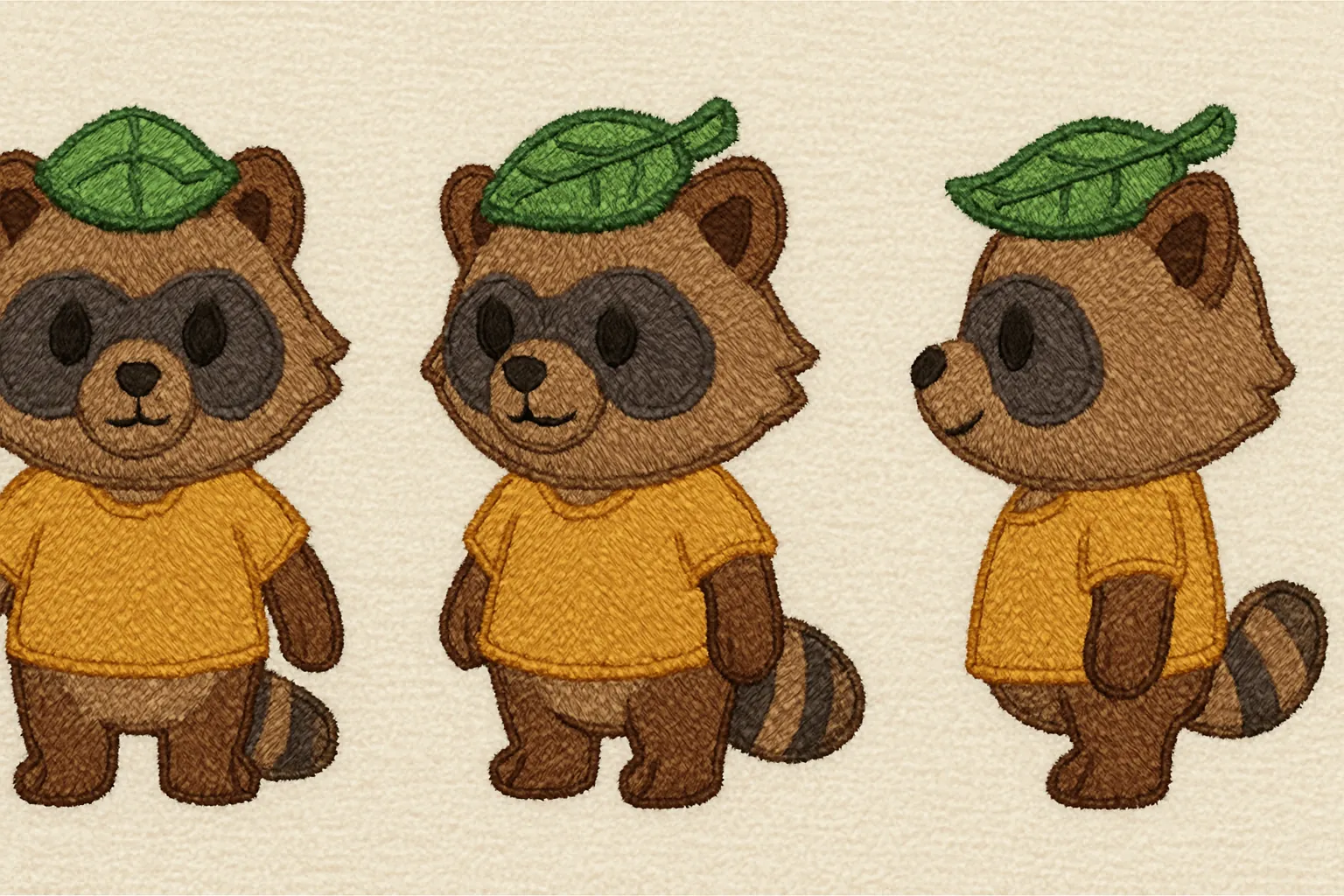 Model sheet for タヌキ