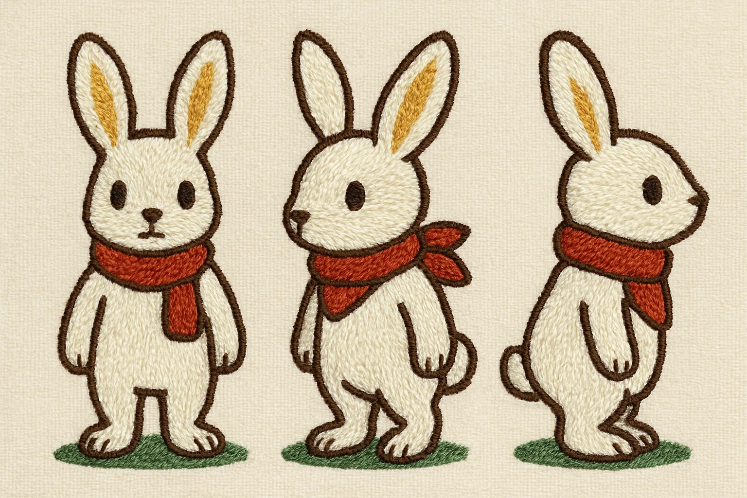 Model sheet for ウサギ