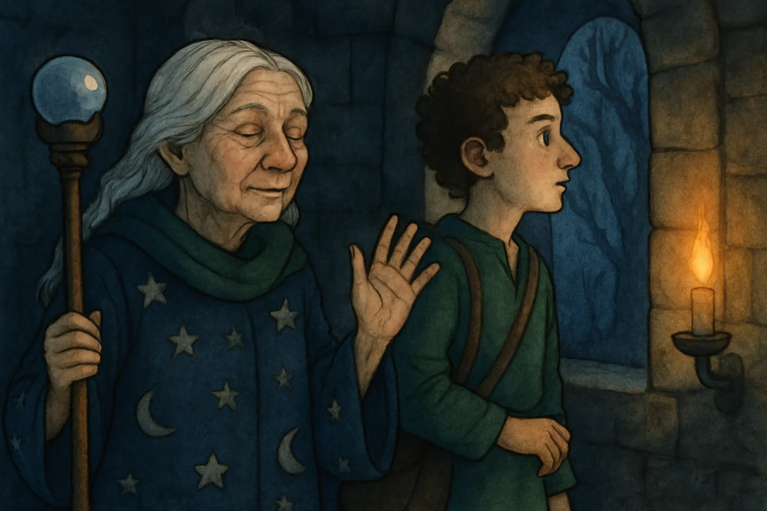 Mira senses a strange magic nearby, and Finn hears whispers coming from the woods outside the castle.
