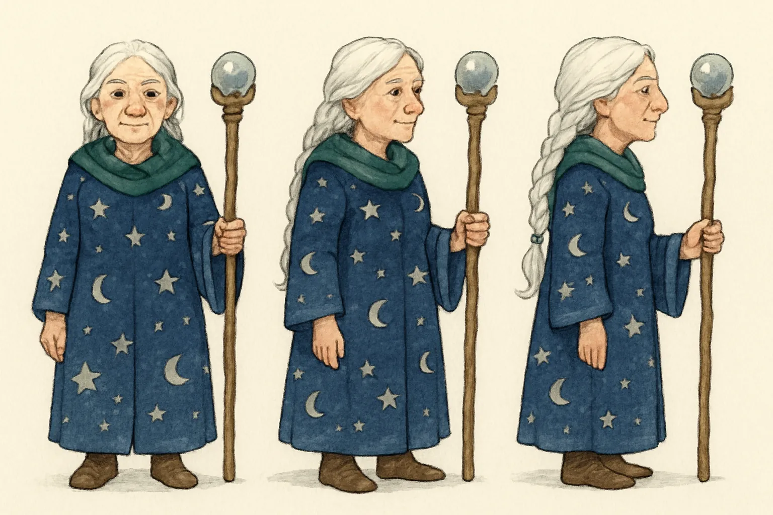 Model sheet for Mira