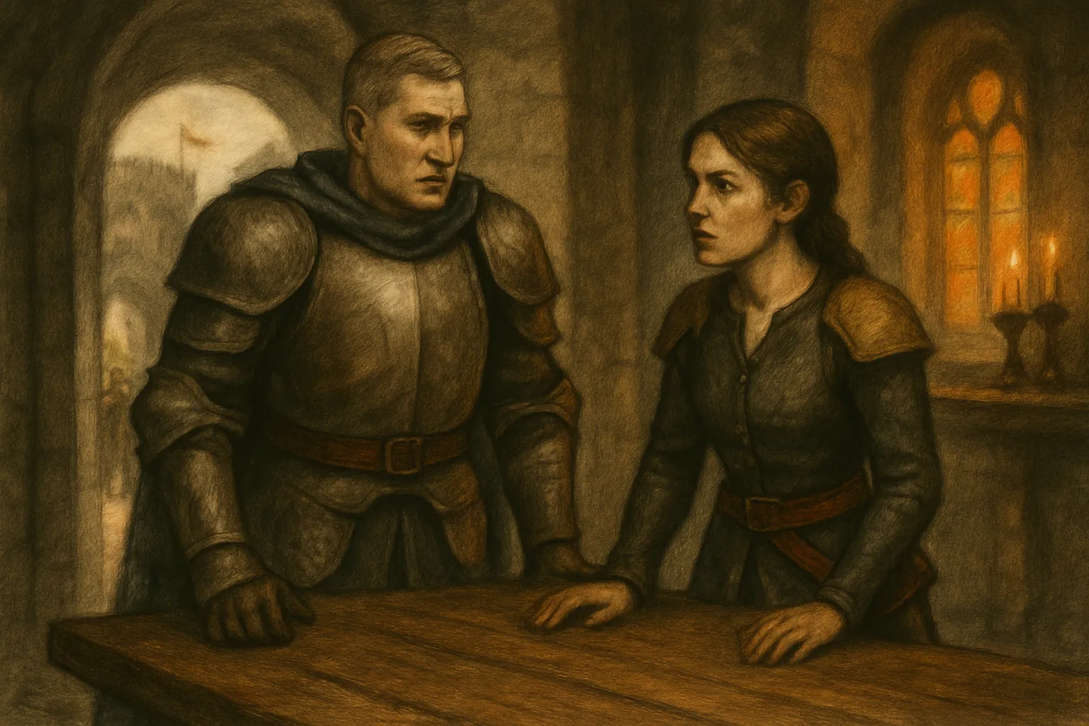 Edwin and Lara discover that the royal seal is missing just before an important meeting.