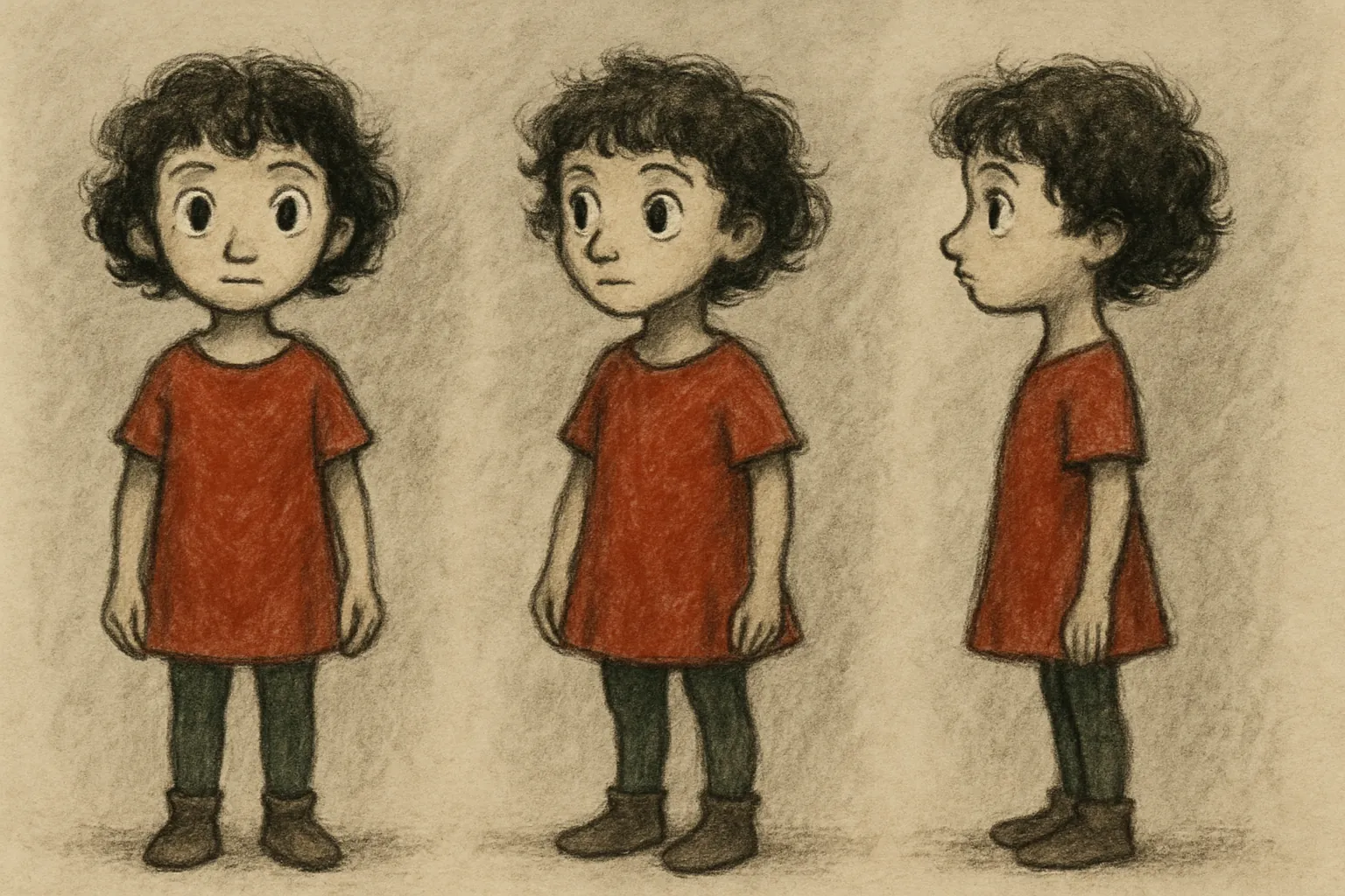 Model sheet for Mira