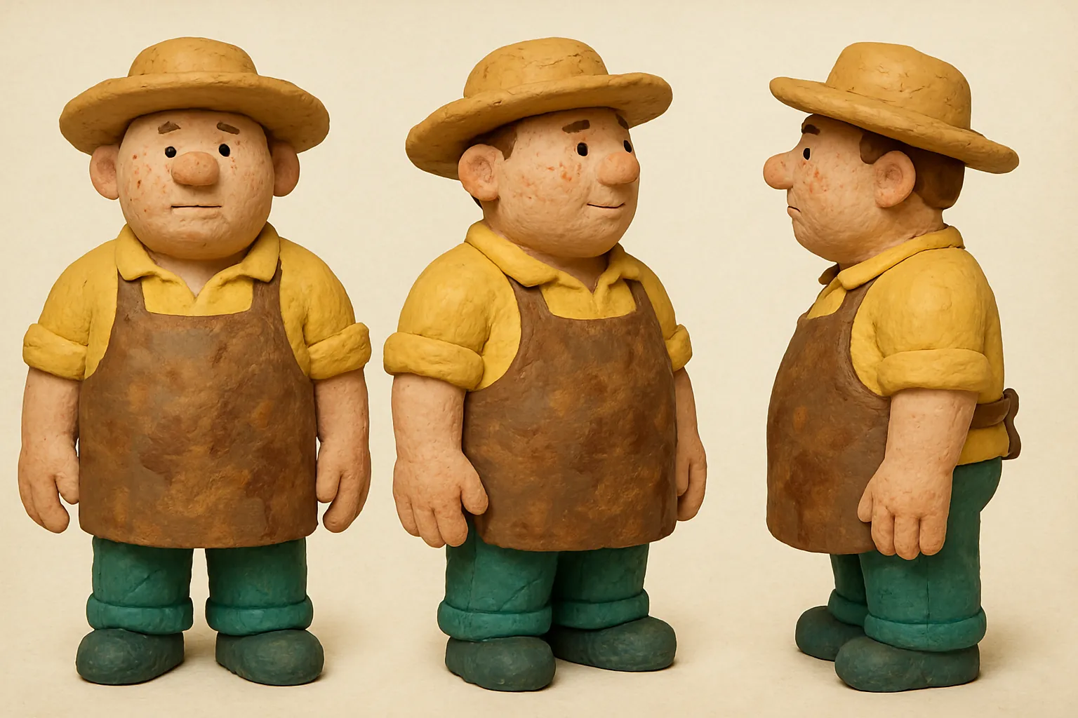 Model sheet for Tom