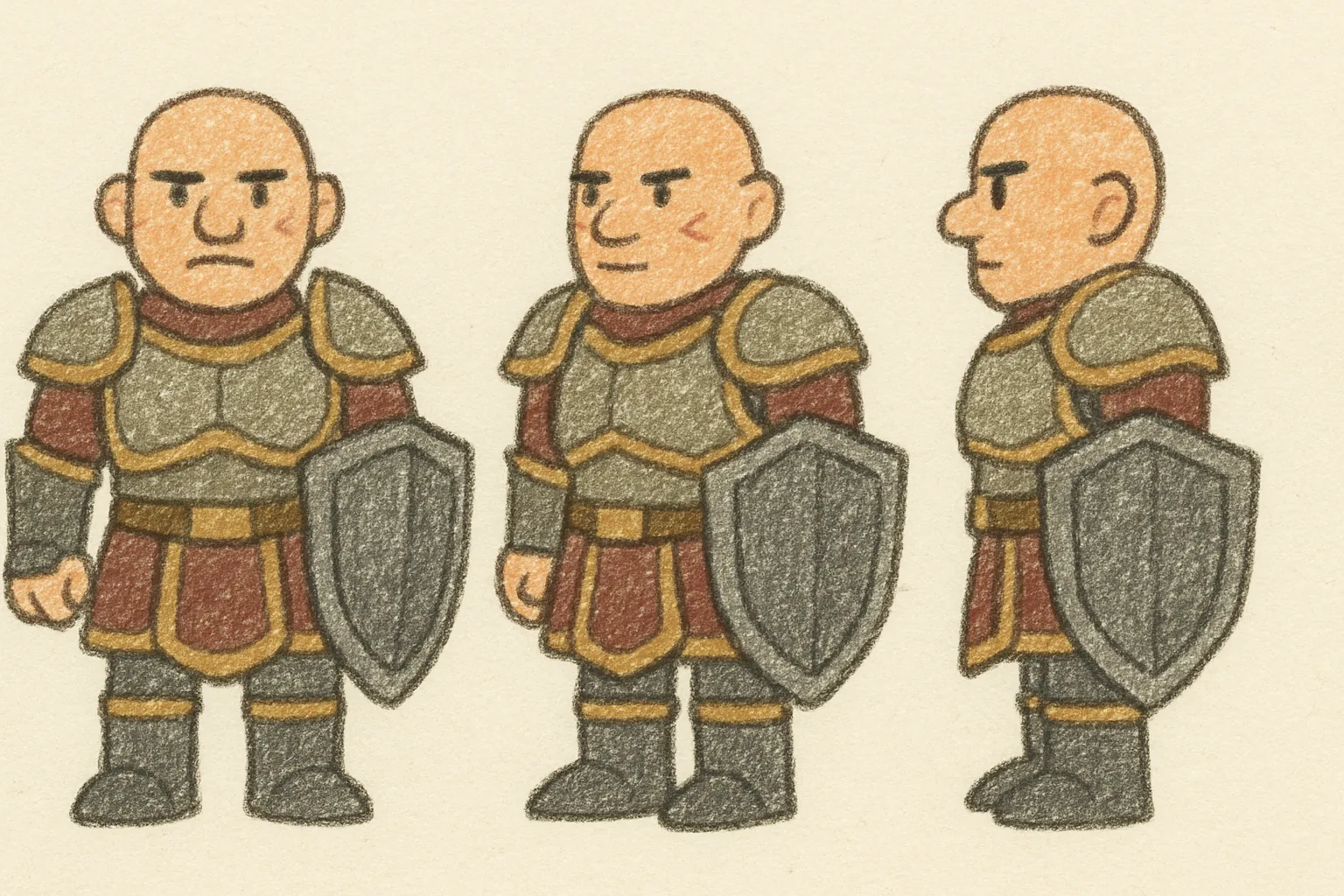 Model sheet for 두리