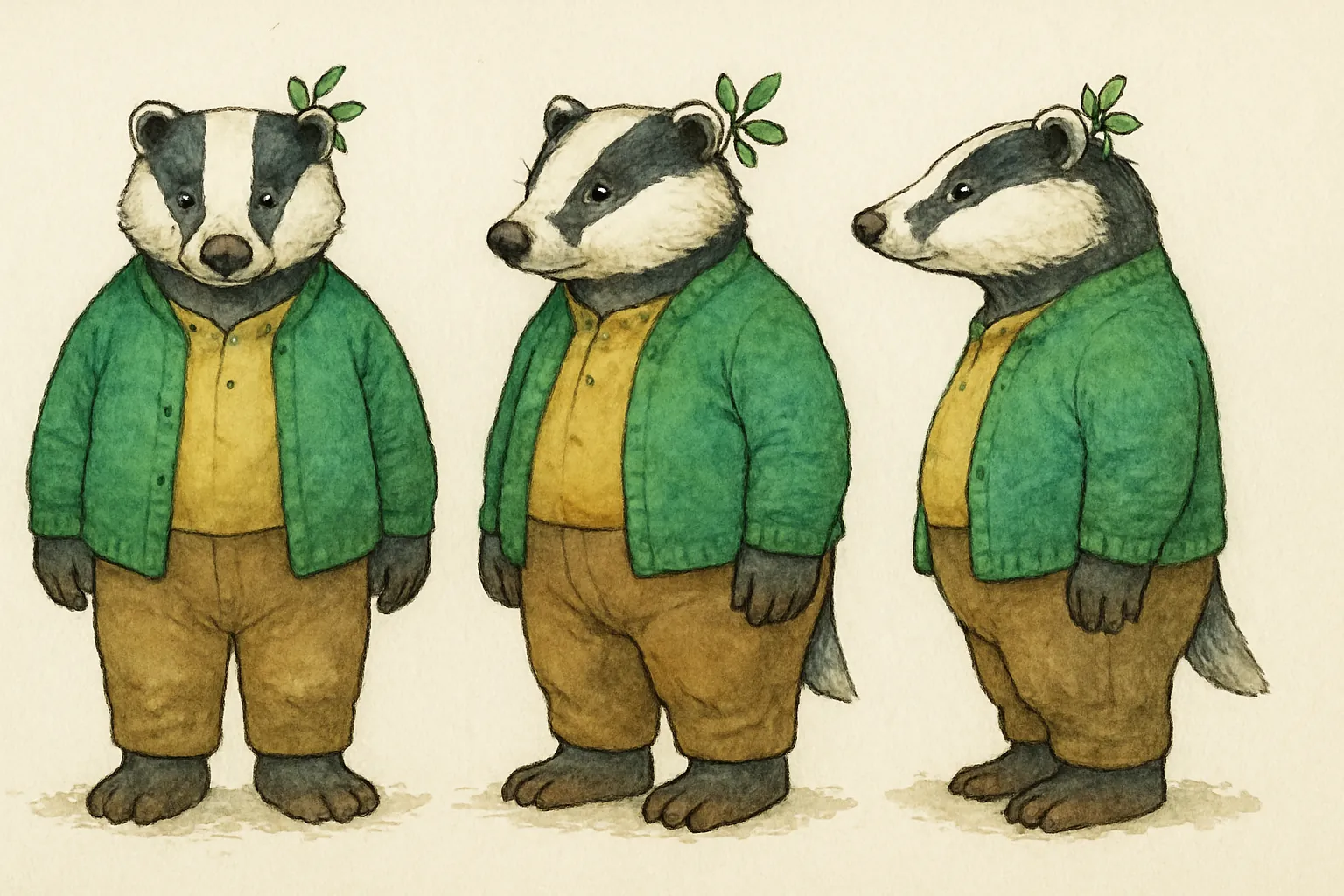 Model sheet for Meri