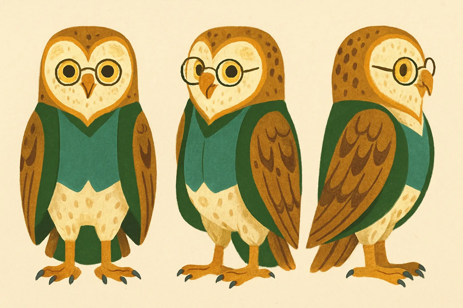 Model sheet for Bran