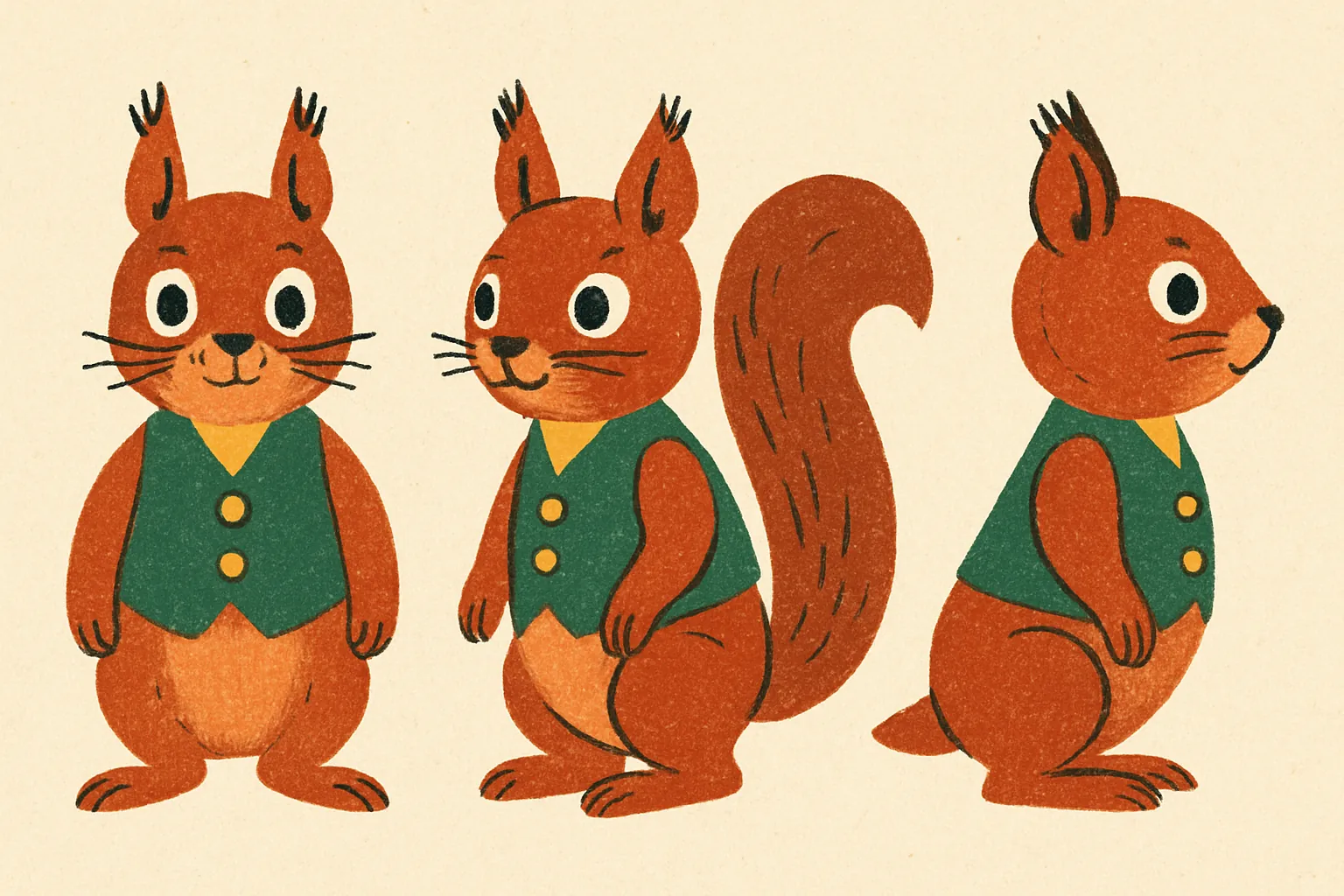 Model sheet for Pip