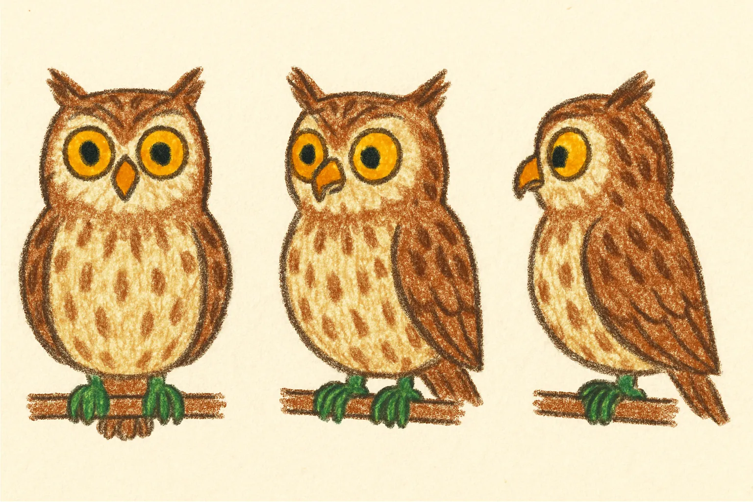 Model sheet for Búho