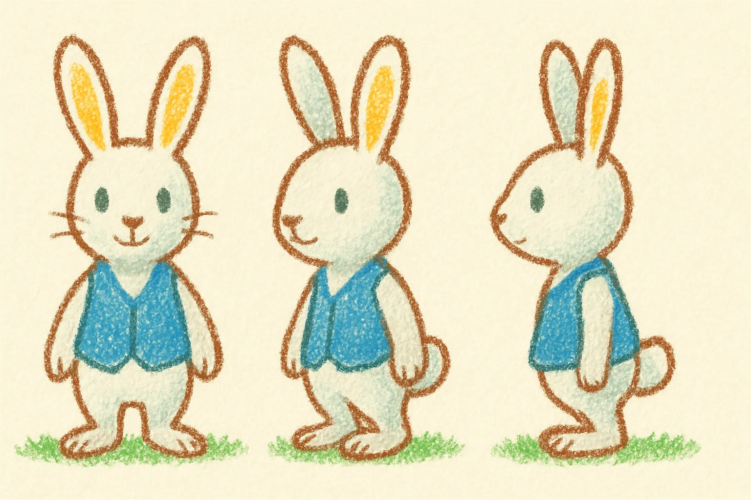 Model sheet for みみ
