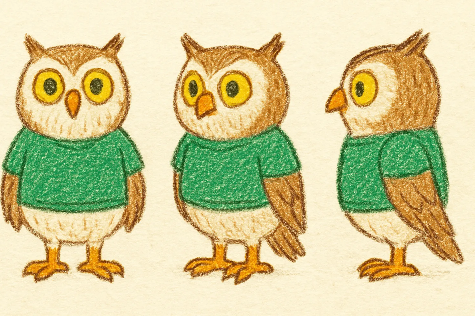 Model sheet for Fée
