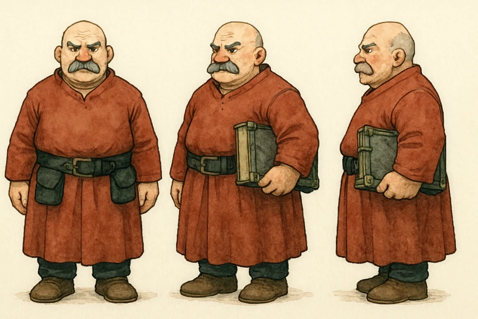 Model sheet for Ivor