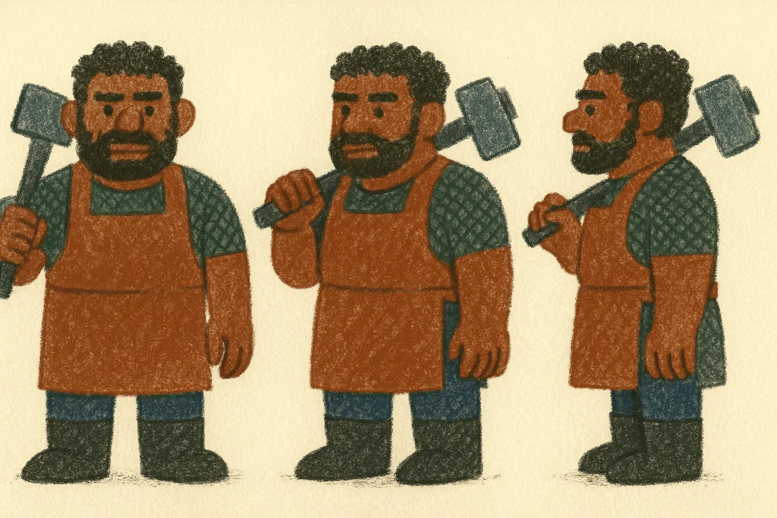 Model sheet for Ferro