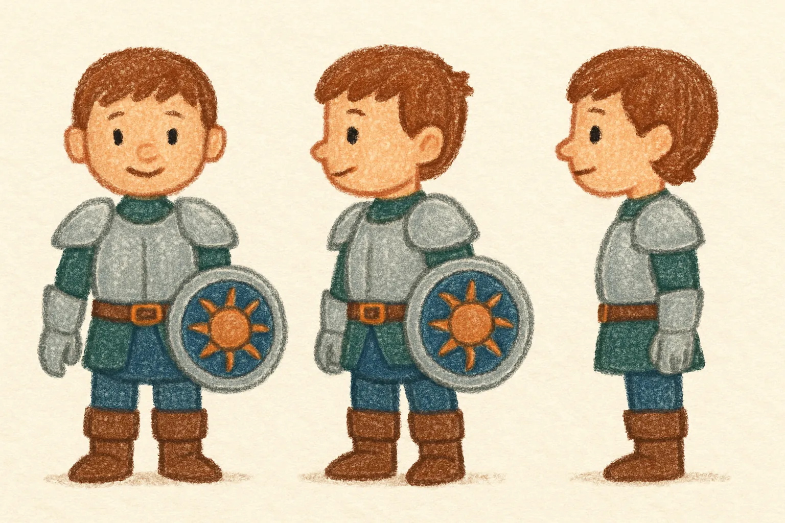 Model sheet for Luz