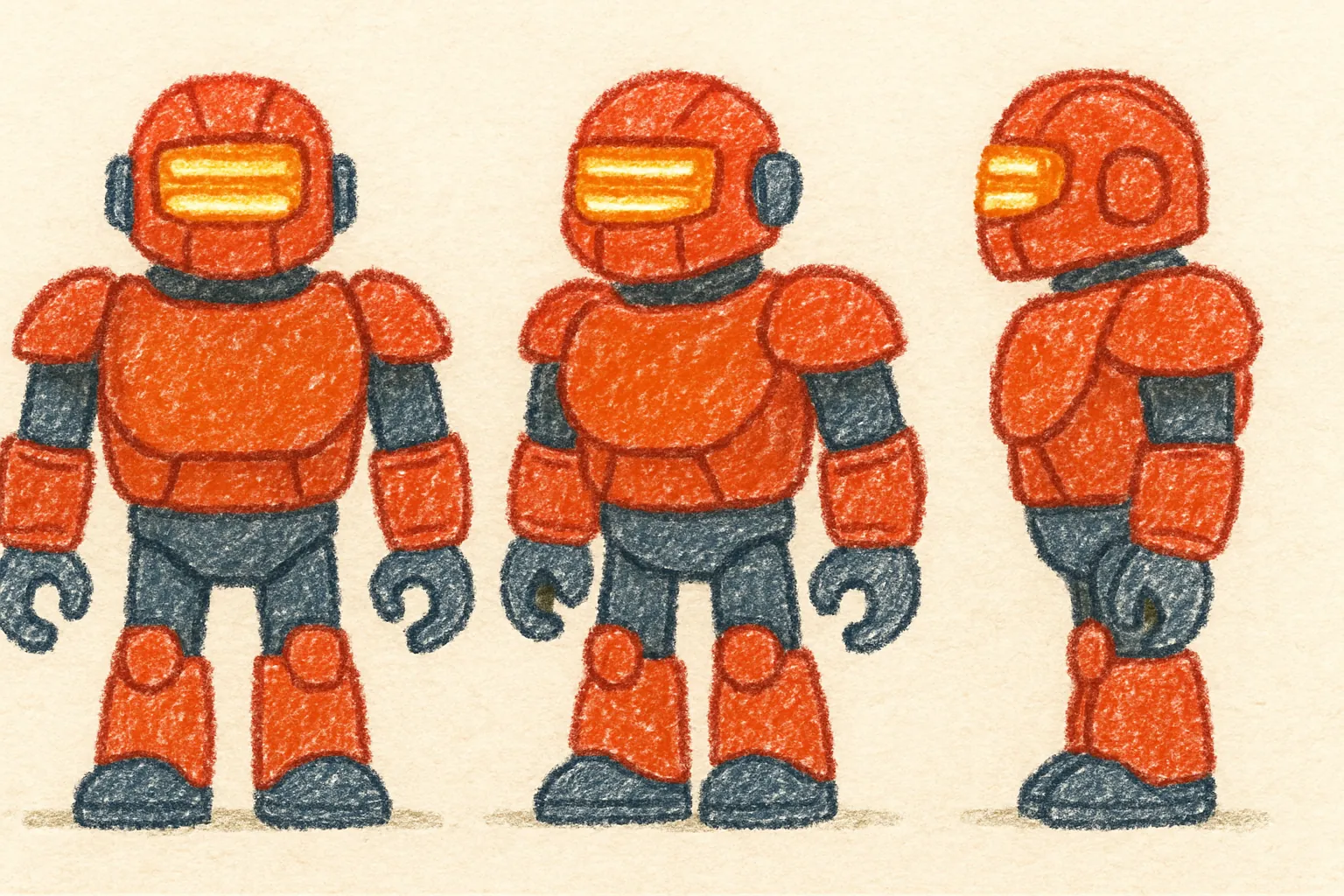 Model sheet for Fajro