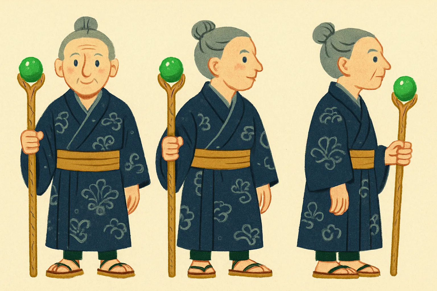 Model sheet for 桜井