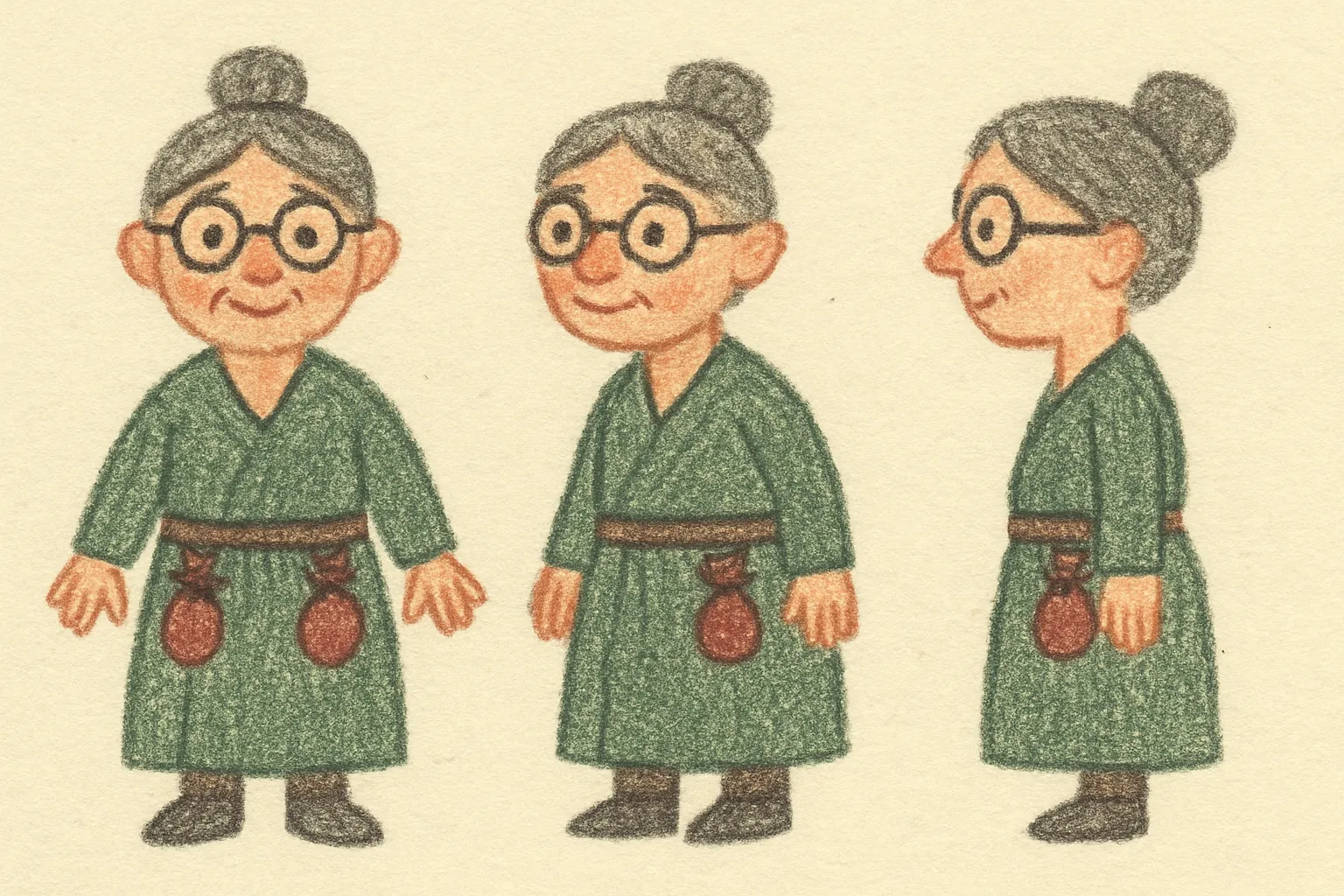 Model sheet for Gwen