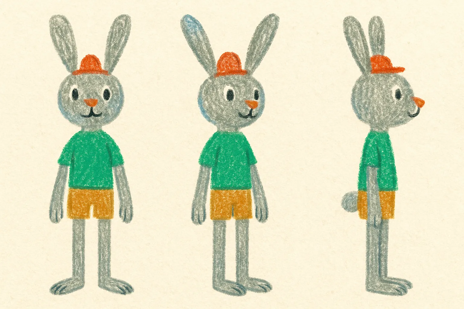 Model sheet for Зая