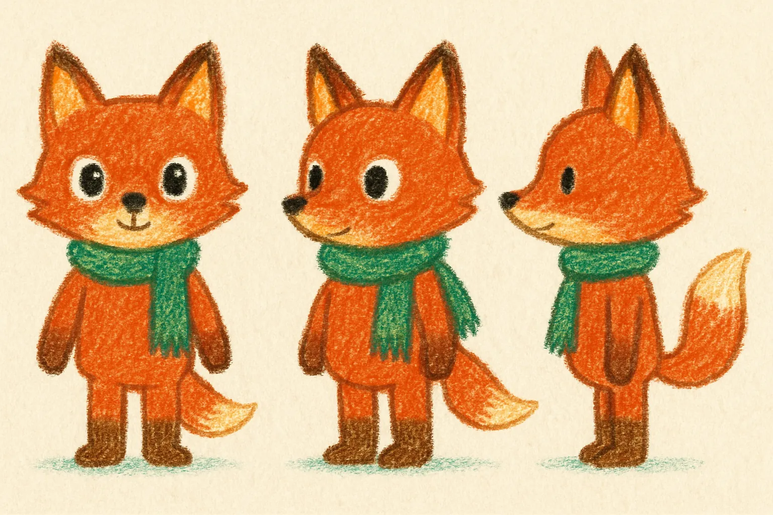 Model sheet for Лис
