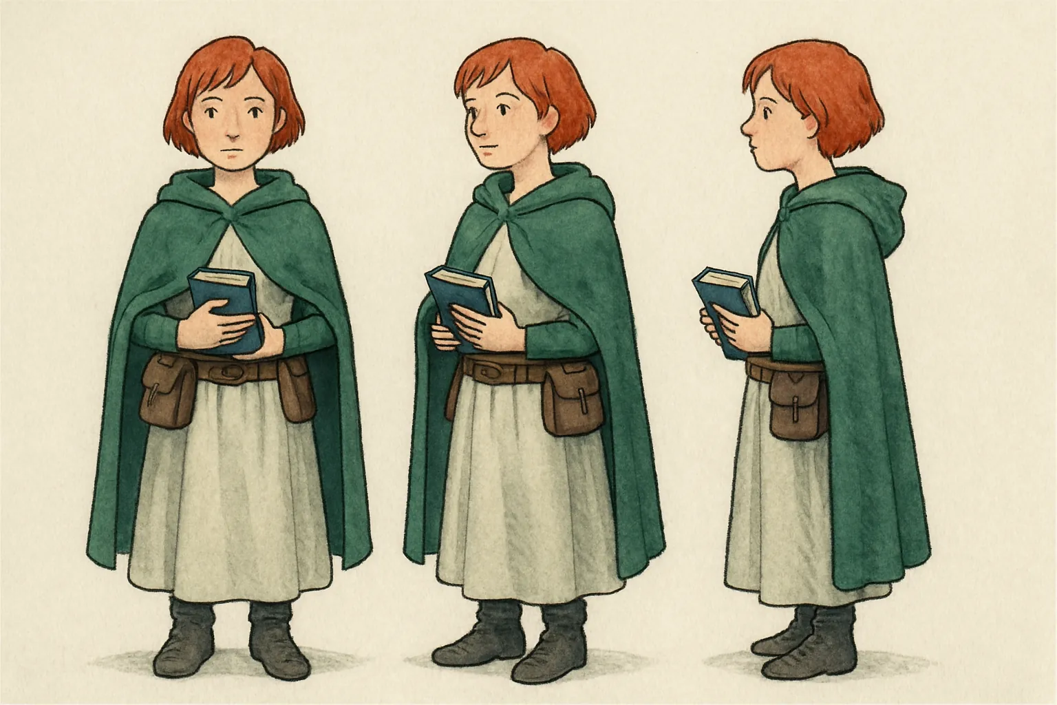 Model sheet for Lina