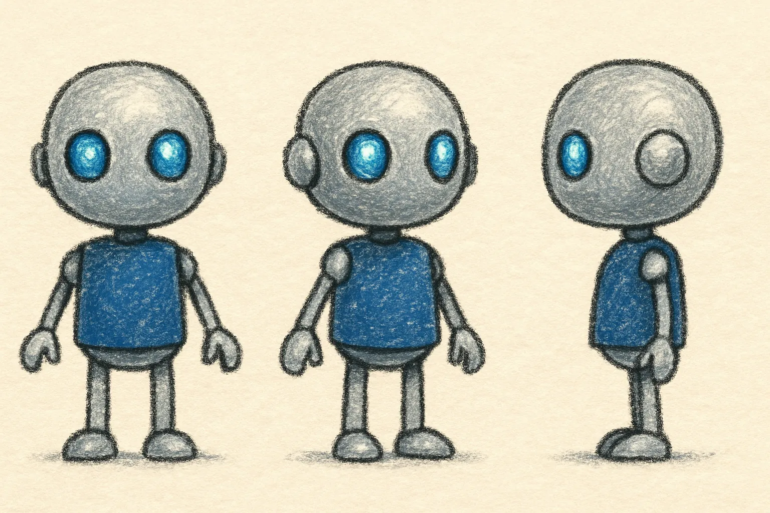 Model sheet for ミナ