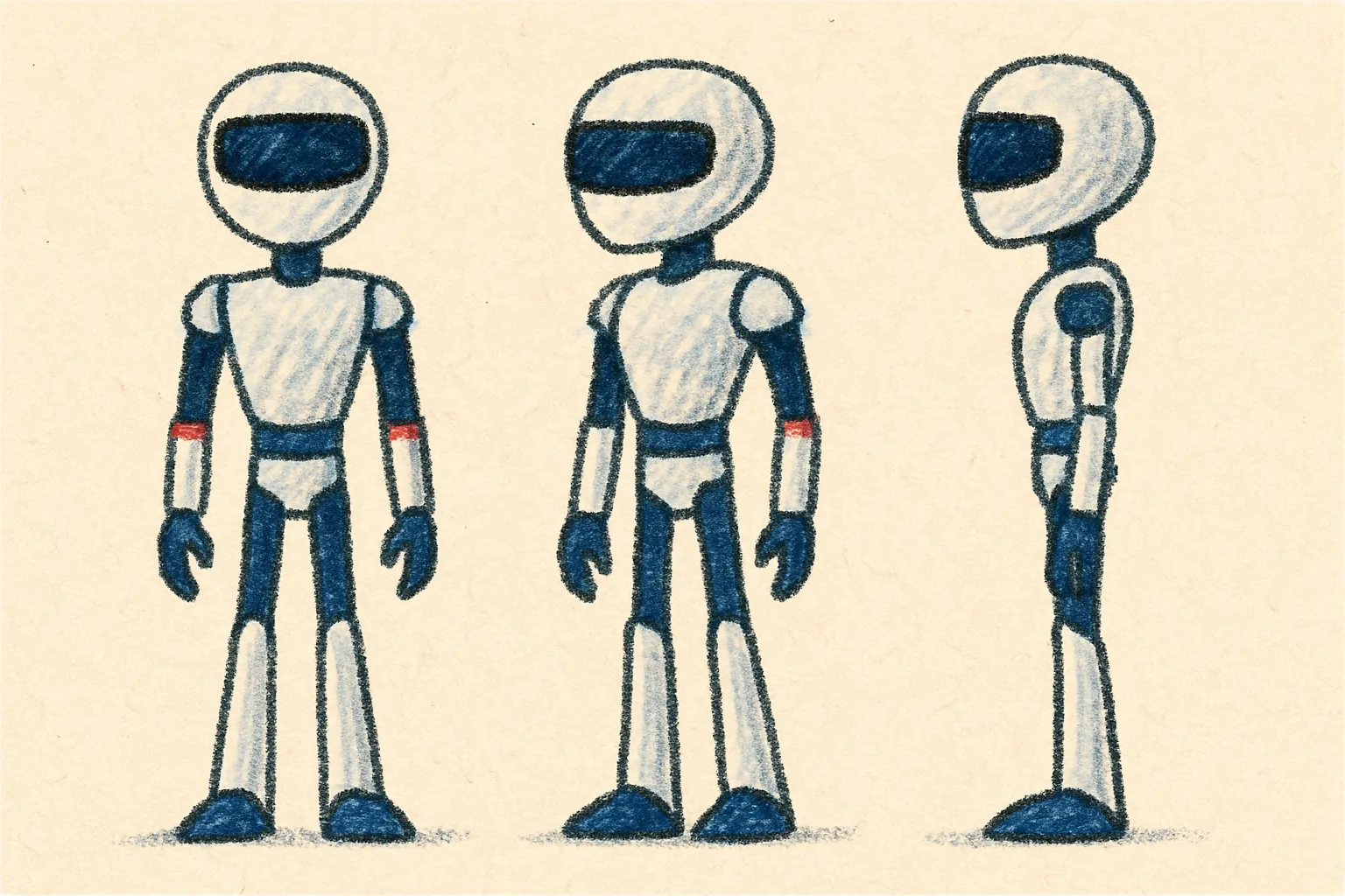 Model sheet for ユウカ