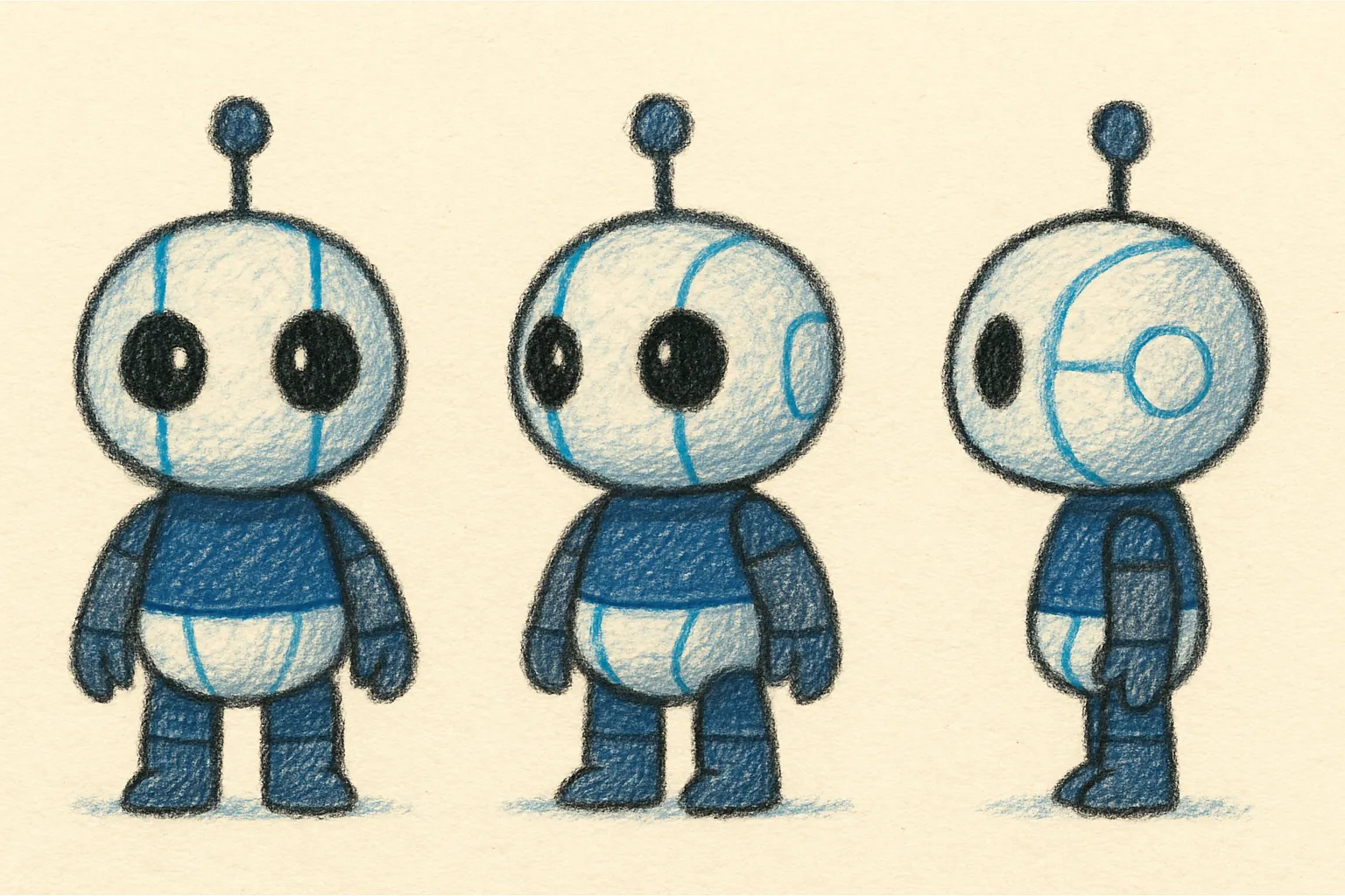 Model sheet for Luno
