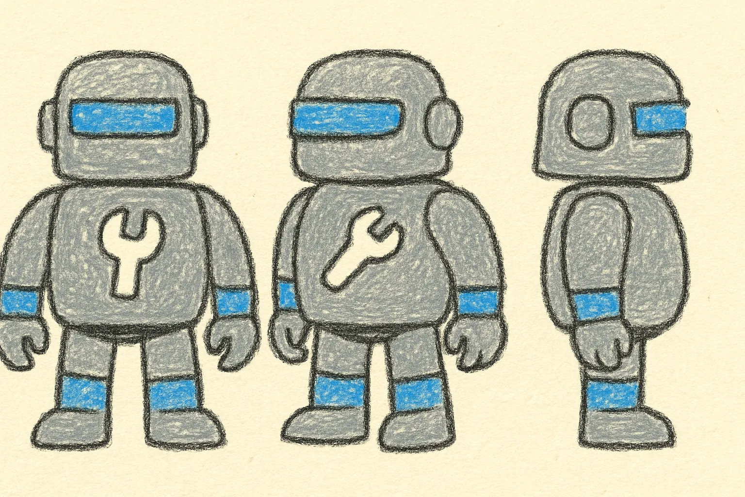 Model sheet for Robo