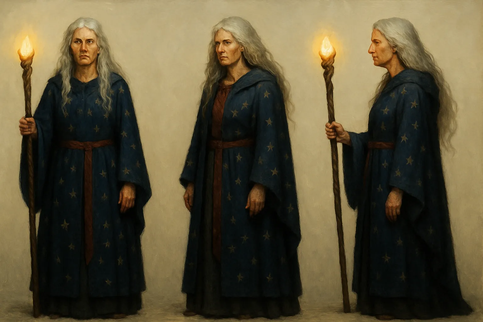 Model sheet for Luna