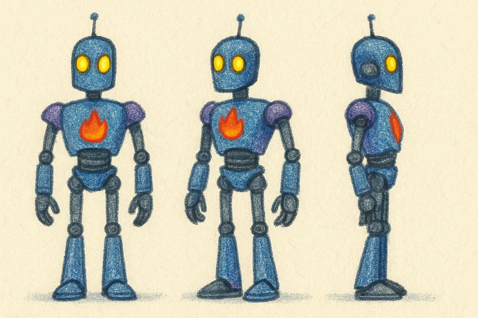 Model sheet for Tân