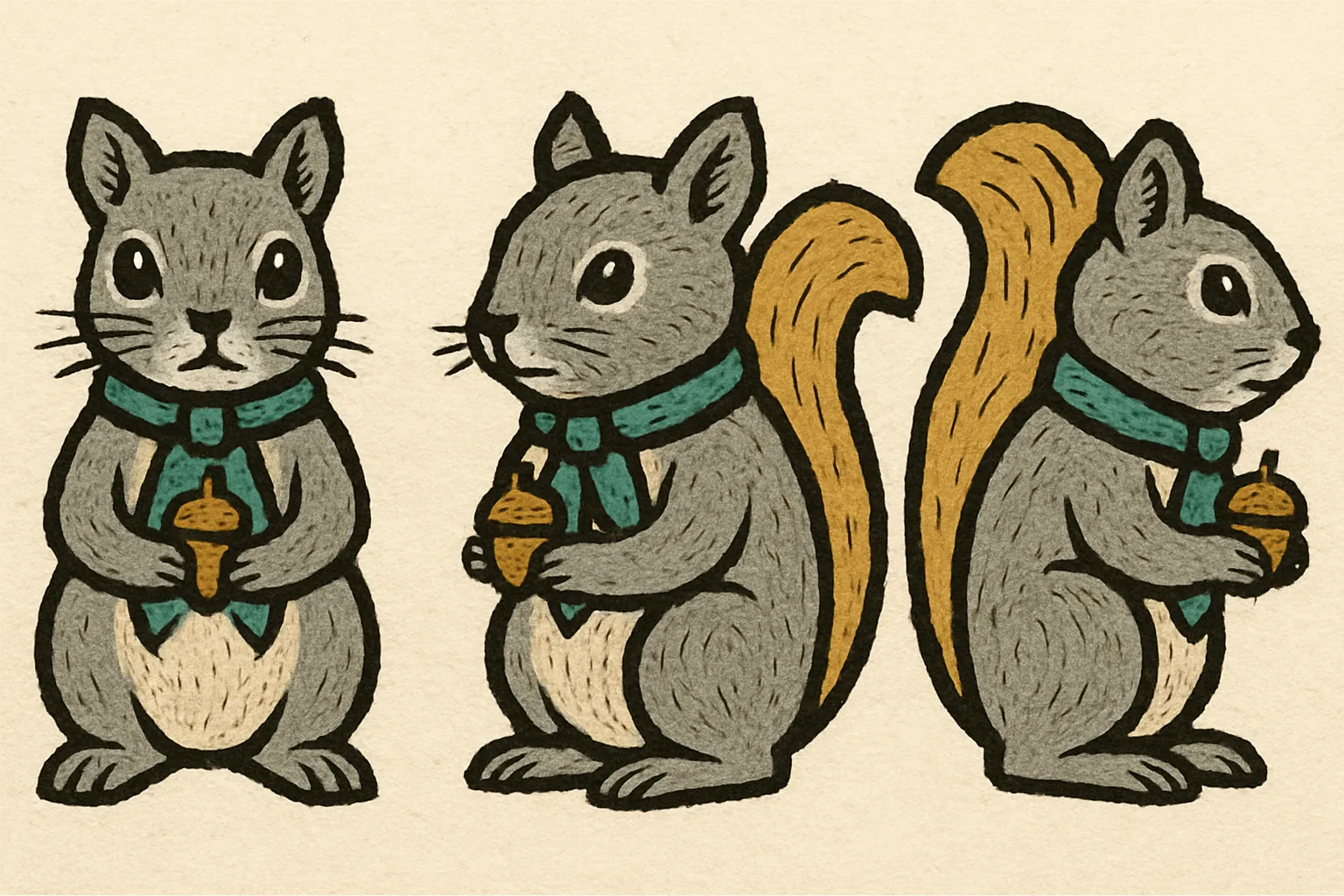 Model sheet for Gwawr