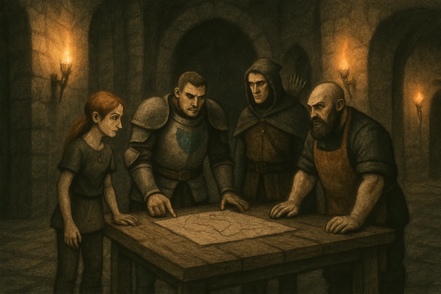 Ewan and his team learn the treasure has been moved within the castle and plan to steal it under torchlight.