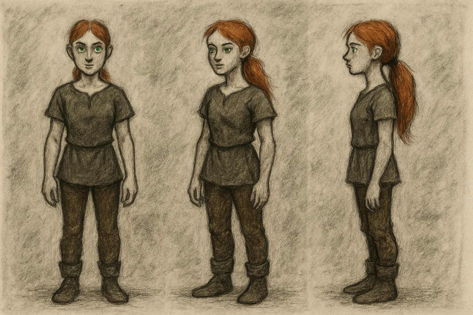 Model sheet for Mira