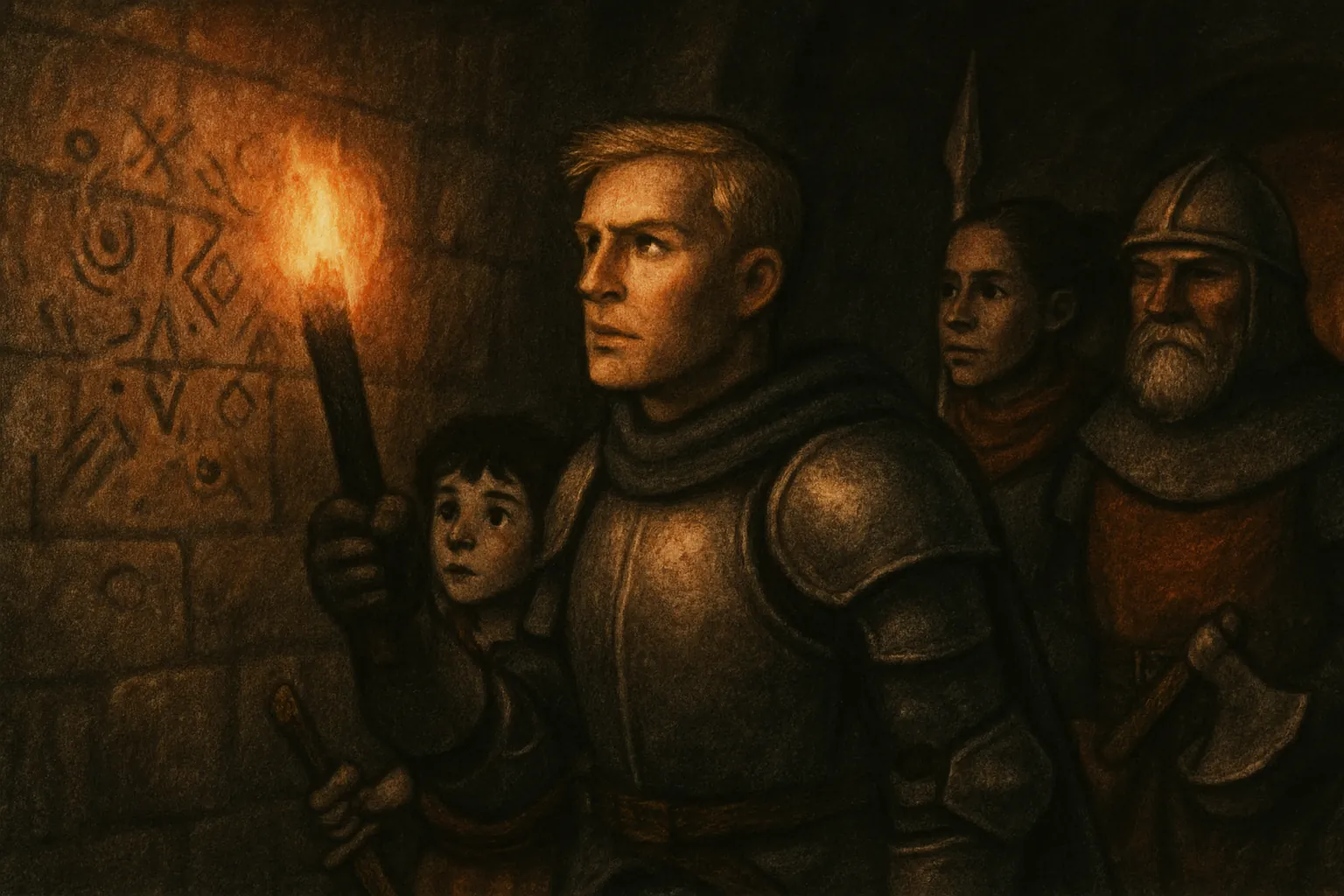 They open the door and find strange signs inside; this makes them more worried about what is happening.