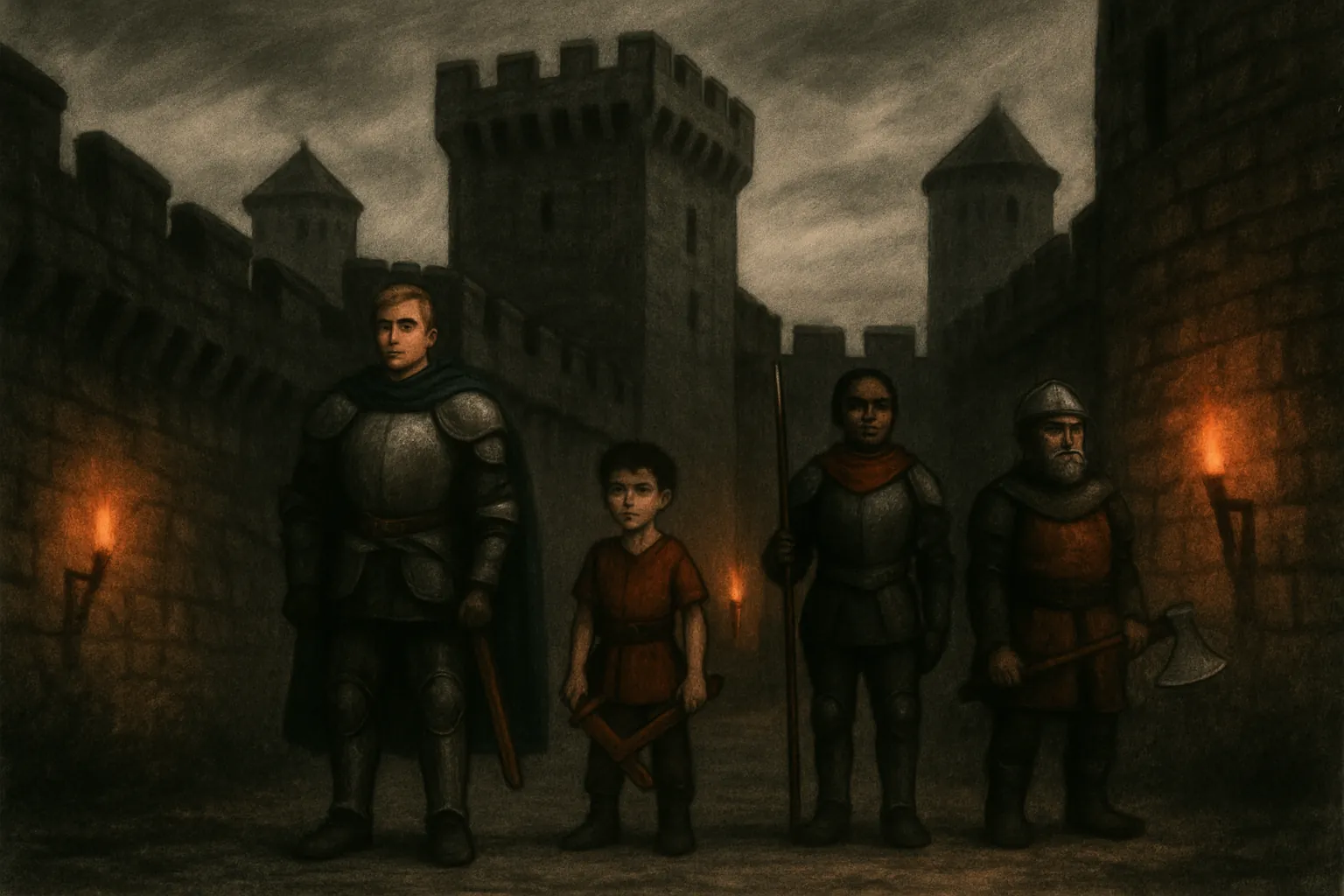Working together, the knights find the source of the silence and promise to guard the castle even more closely now.