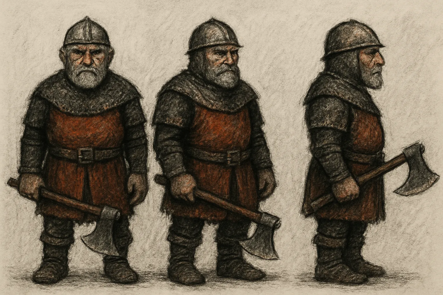 Model sheet for Rolf