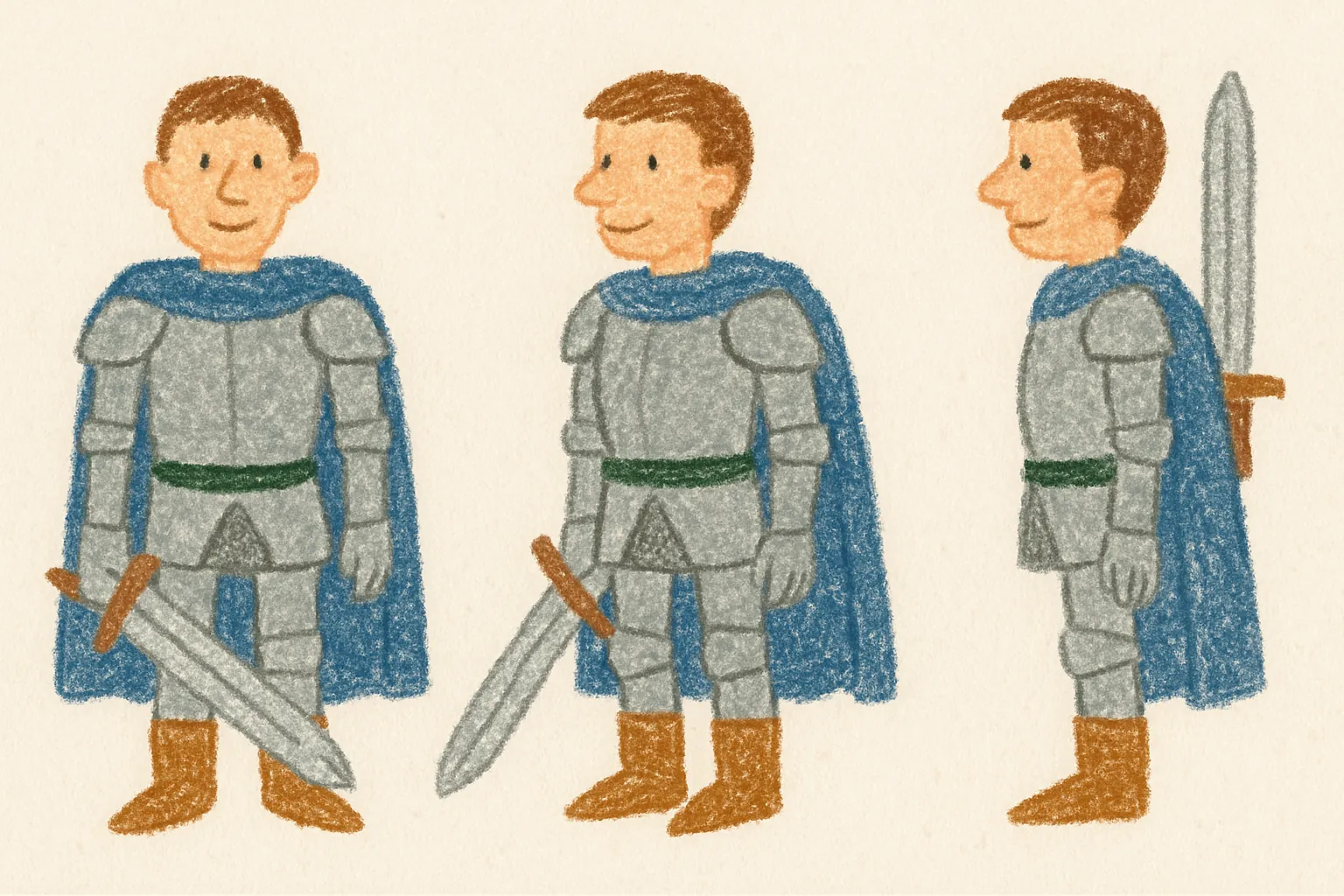 Model sheet for Max