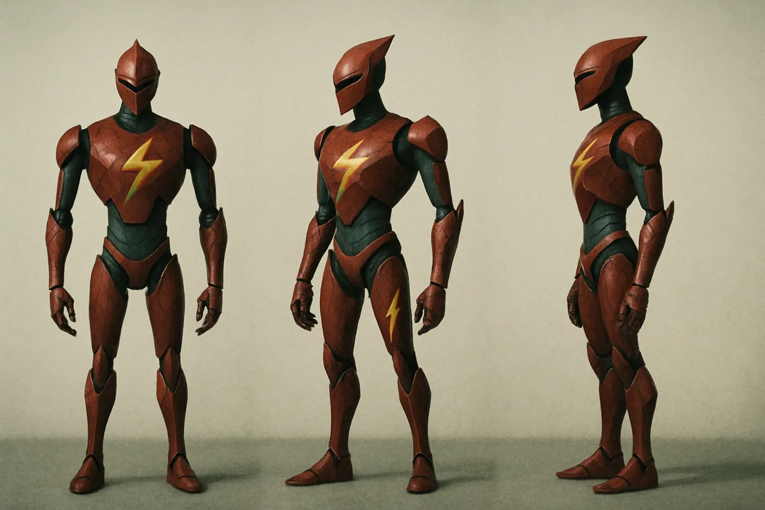 Model sheet for Bolt