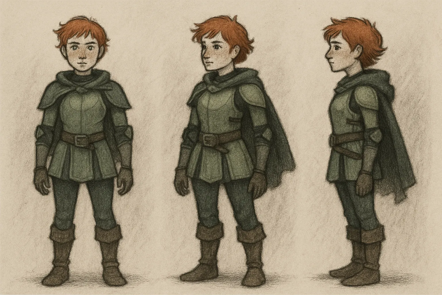 Model sheet for Mira