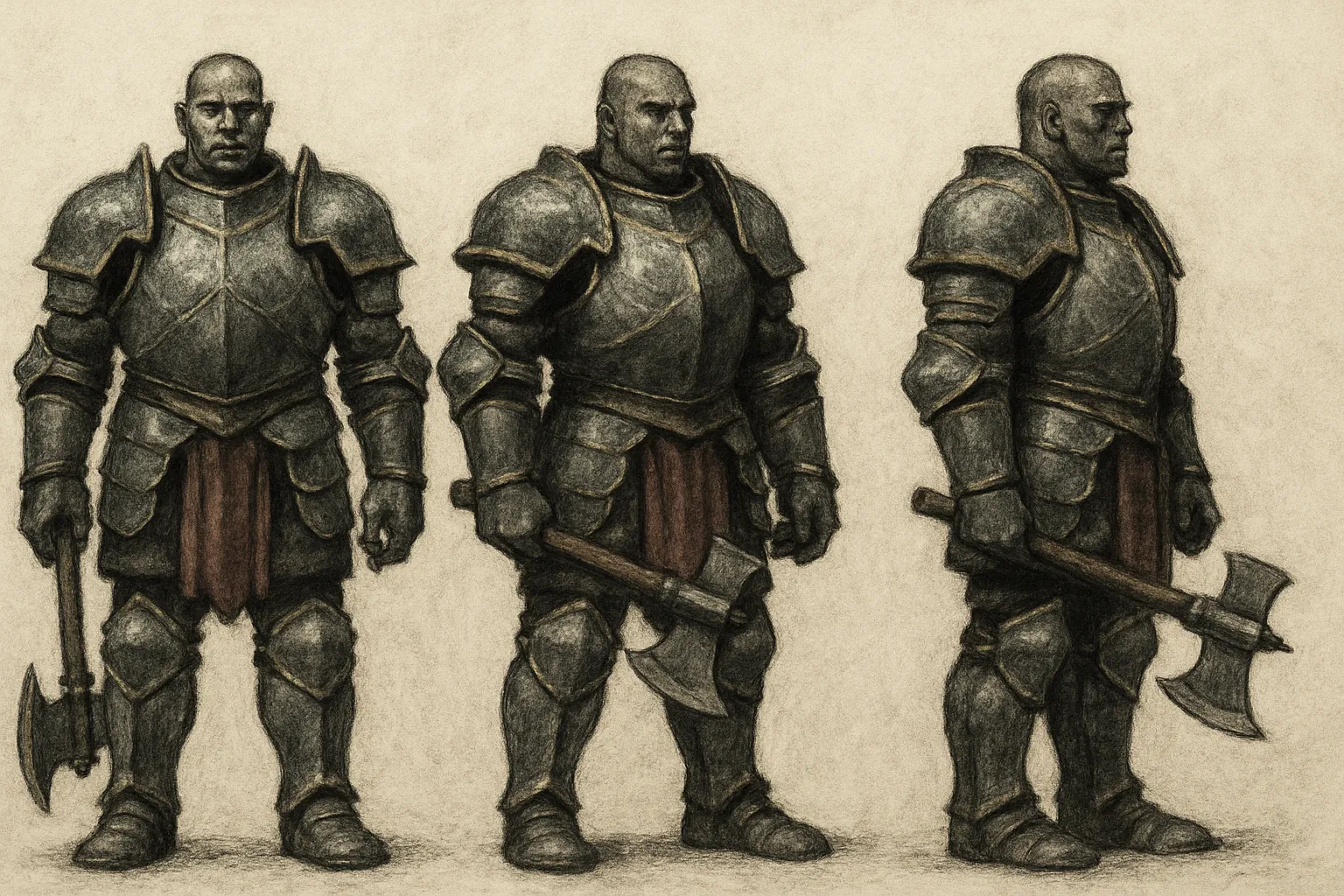 Model sheet for Bran