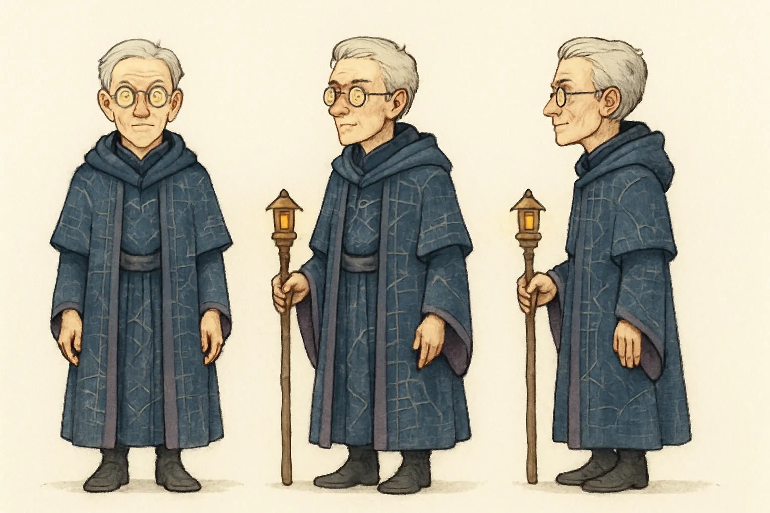 Model sheet for Lucas