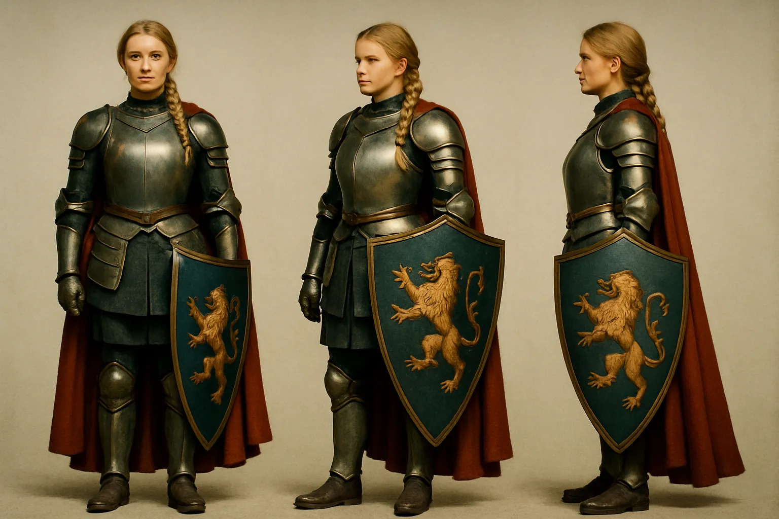 Model sheet for Helga