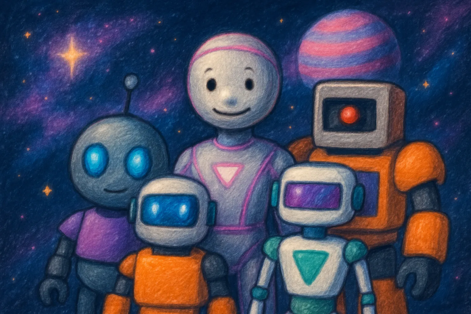 Robots Help in Space