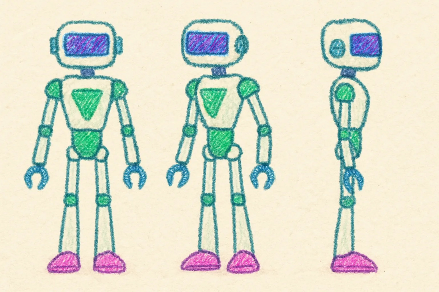 Model sheet for Ivy