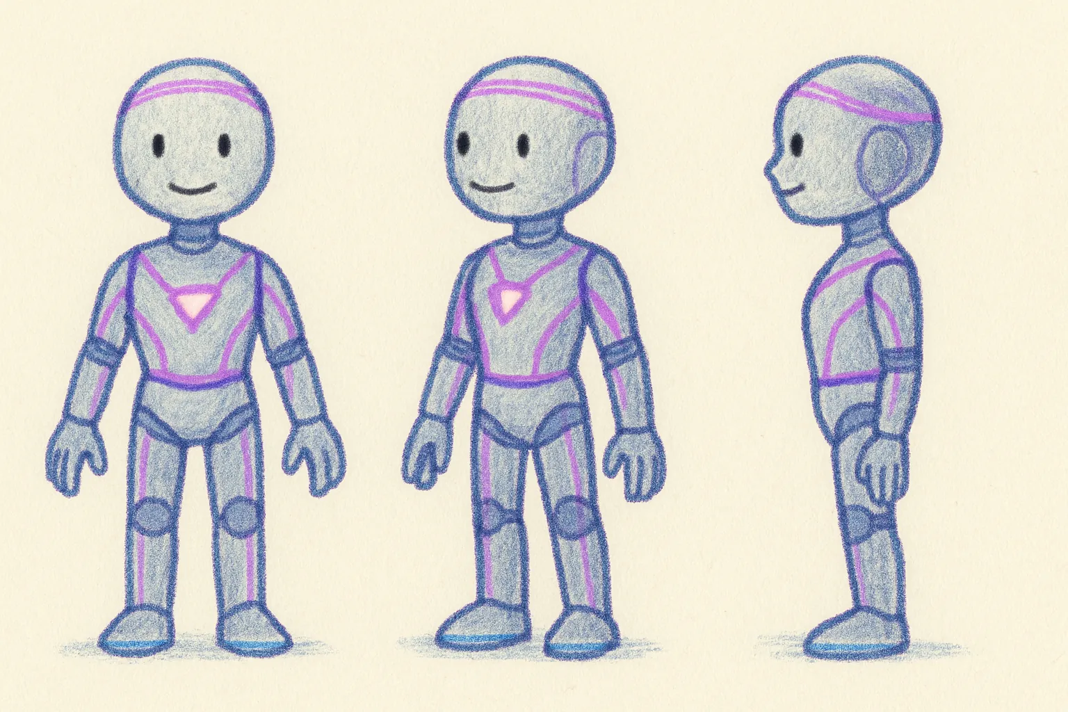 Model sheet for Aura