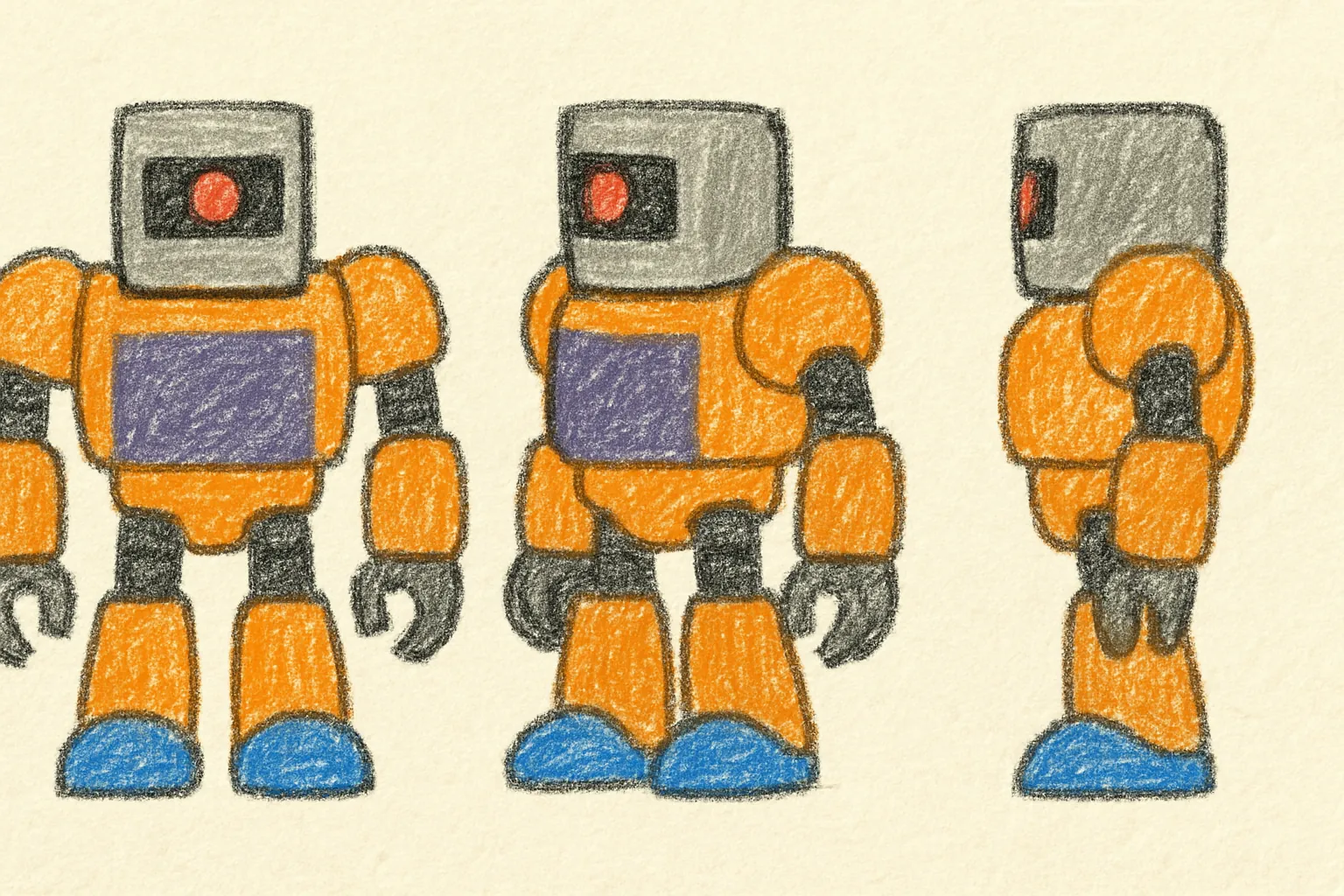 Model sheet for Milo