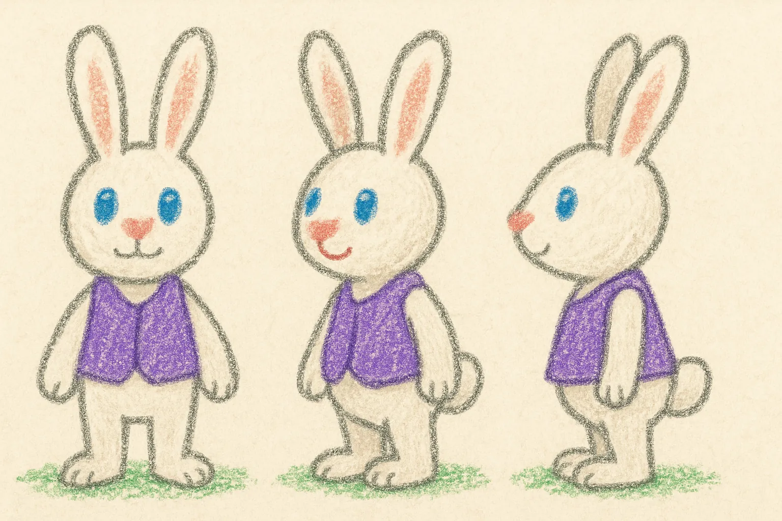 Model sheet for Lily